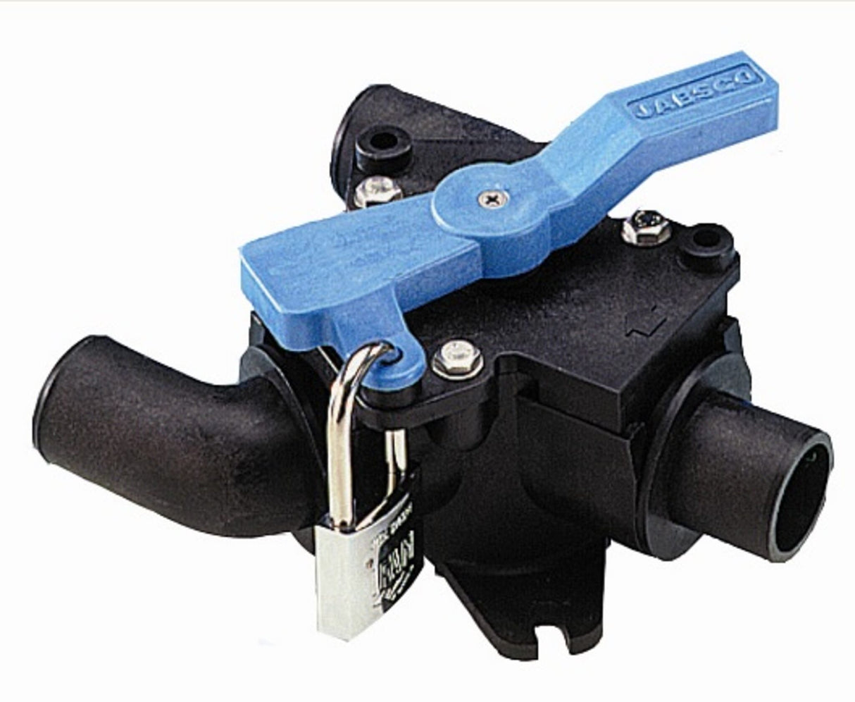 Jabsco Y-Ventil verriegelbar 1" & 1 1/2" - 2 Wege Ventil