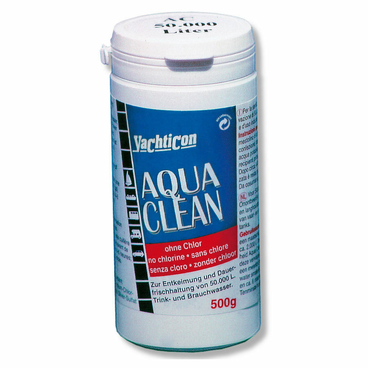 Yachticon Aqua Clean 500 g Pulver, reicht für 50000 l