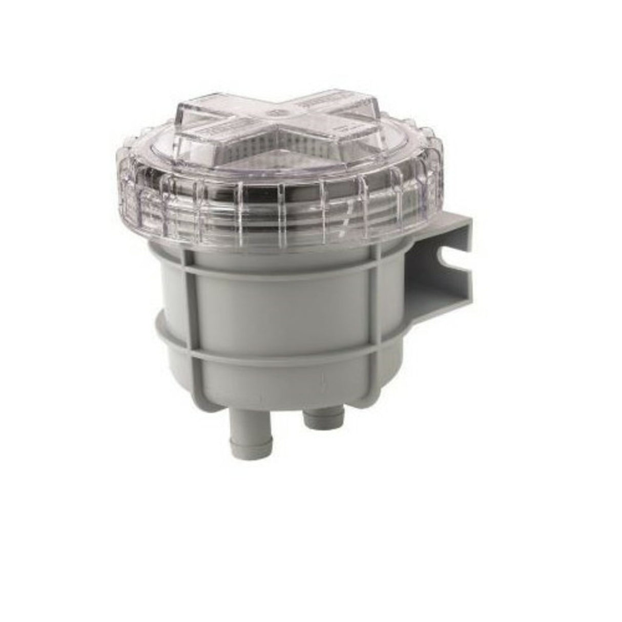 VETUS Kühlwasserfilter 330 Transparenter Deckel, Wasserfilter, Schnell zu reinigen - (Optional mit Schlauchanschluss)