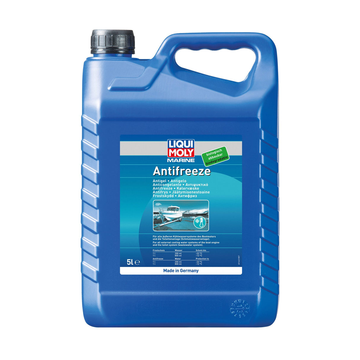 Antifreeze Monopropylenglykol-Wasser Mischung Frostschutz, Marine Kühlerschutz, biologisch abbaubar und umweltfreundlich