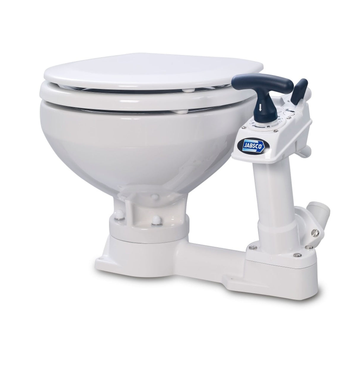 Jabsco WC Twist’n’Lock Bordtoiletten inkl. Pumpe und Basis in zwei Ausführungen