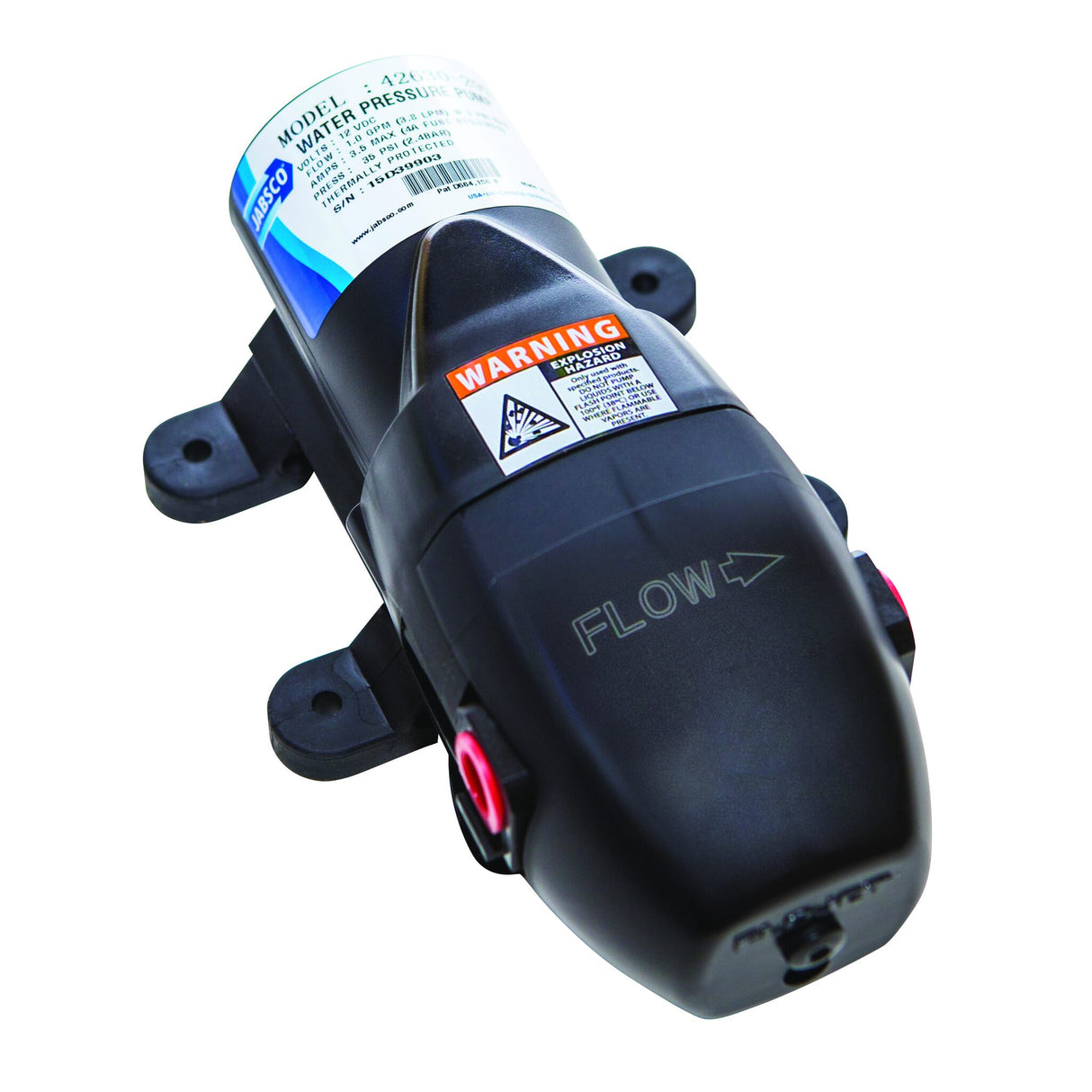 Jabsco Druckwasserpumpe 3,8L/min 2,4bar 12V PAR-Max 1