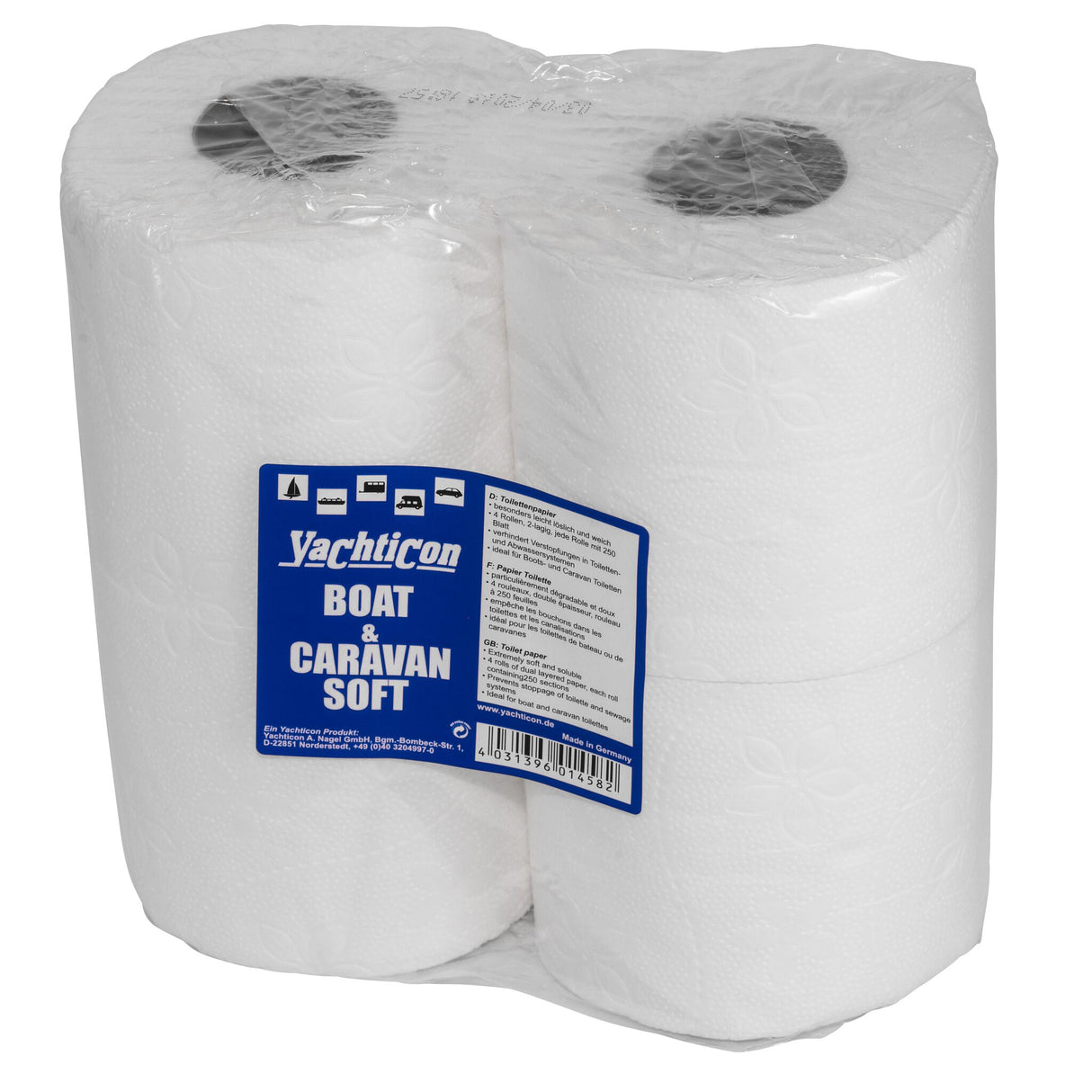 Yachticon Boat & Caravan Soft Toilettenpapier selbstauflösend
