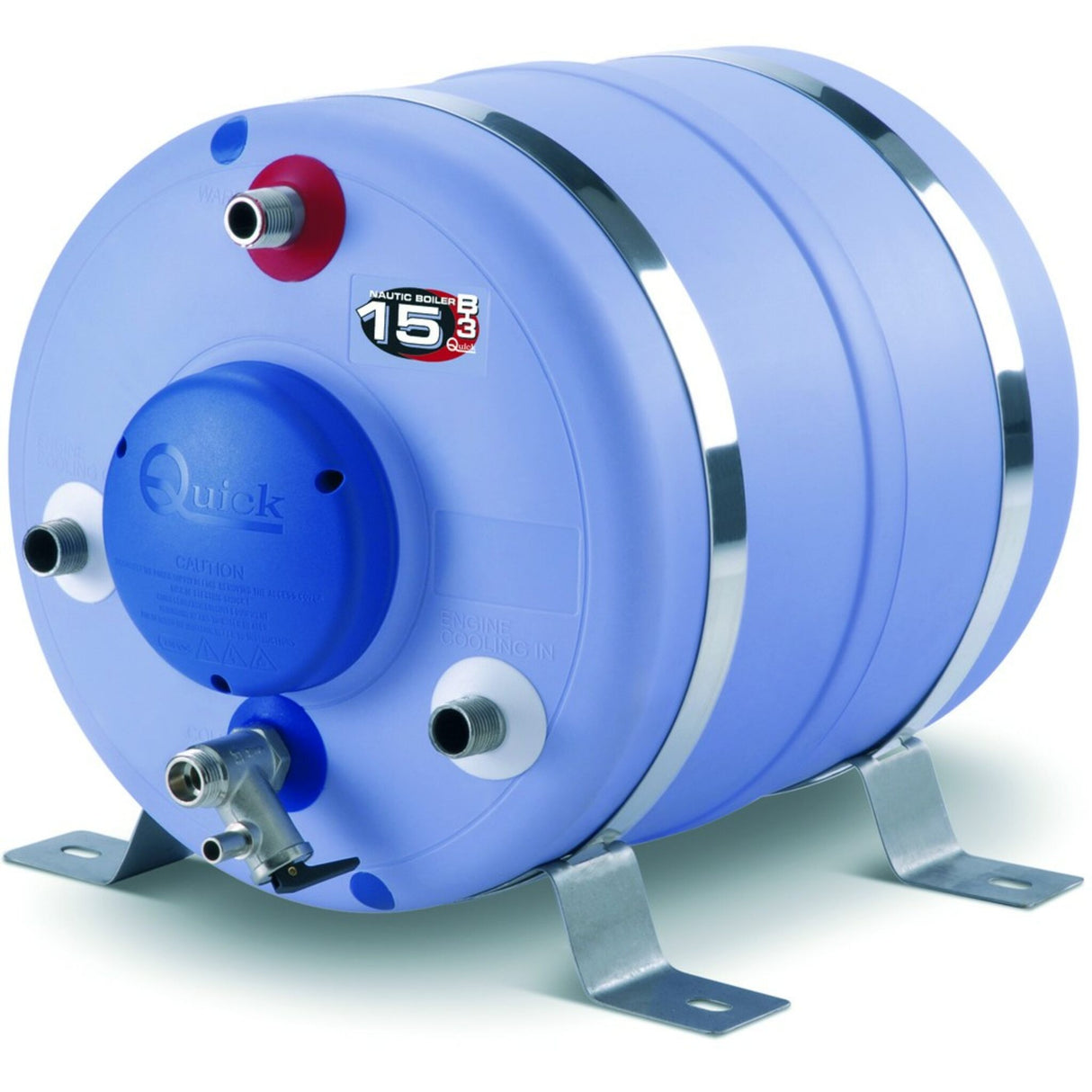 QUICK Warmwasserbereiter Nautic B3 1200 Watt, Heizsystem, inklusive Heizpatrone und Thermostat - 30 - 40 Liter
