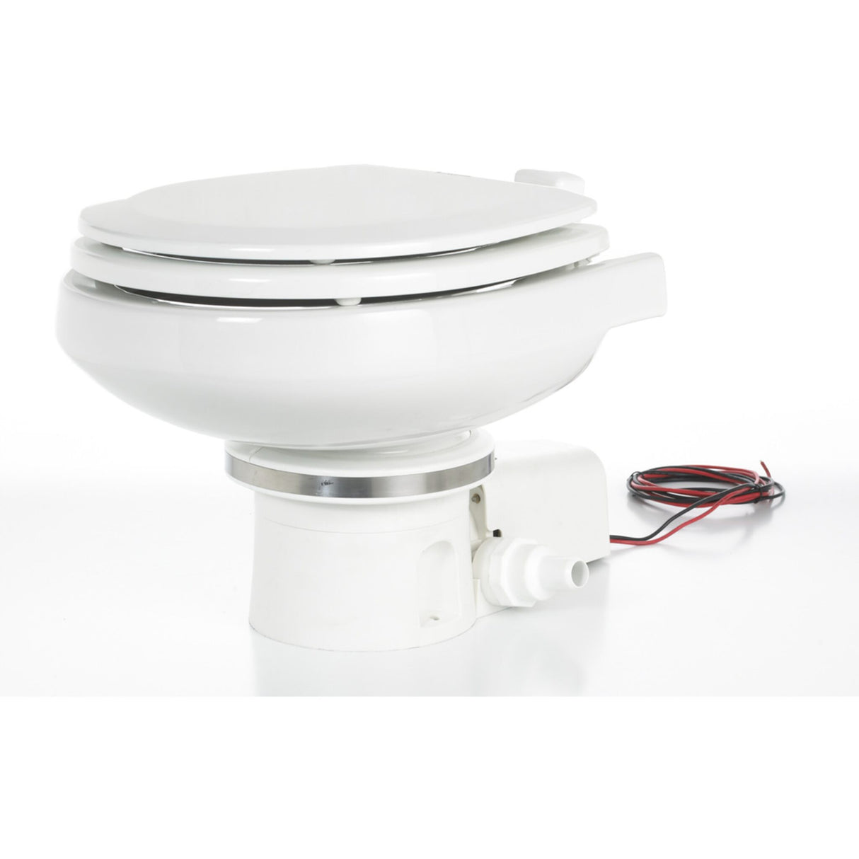 Dometic MasterFlush 7100 on-board toilet, space-saving with 360° Orbit technology, highly efficient macerator flush - (Optional with 12V/24V)