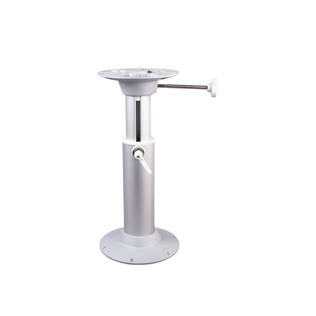 Telescopic chair column aluminum 360° rotation, height-adjustable helm seat column, adjustable 40–60 cm