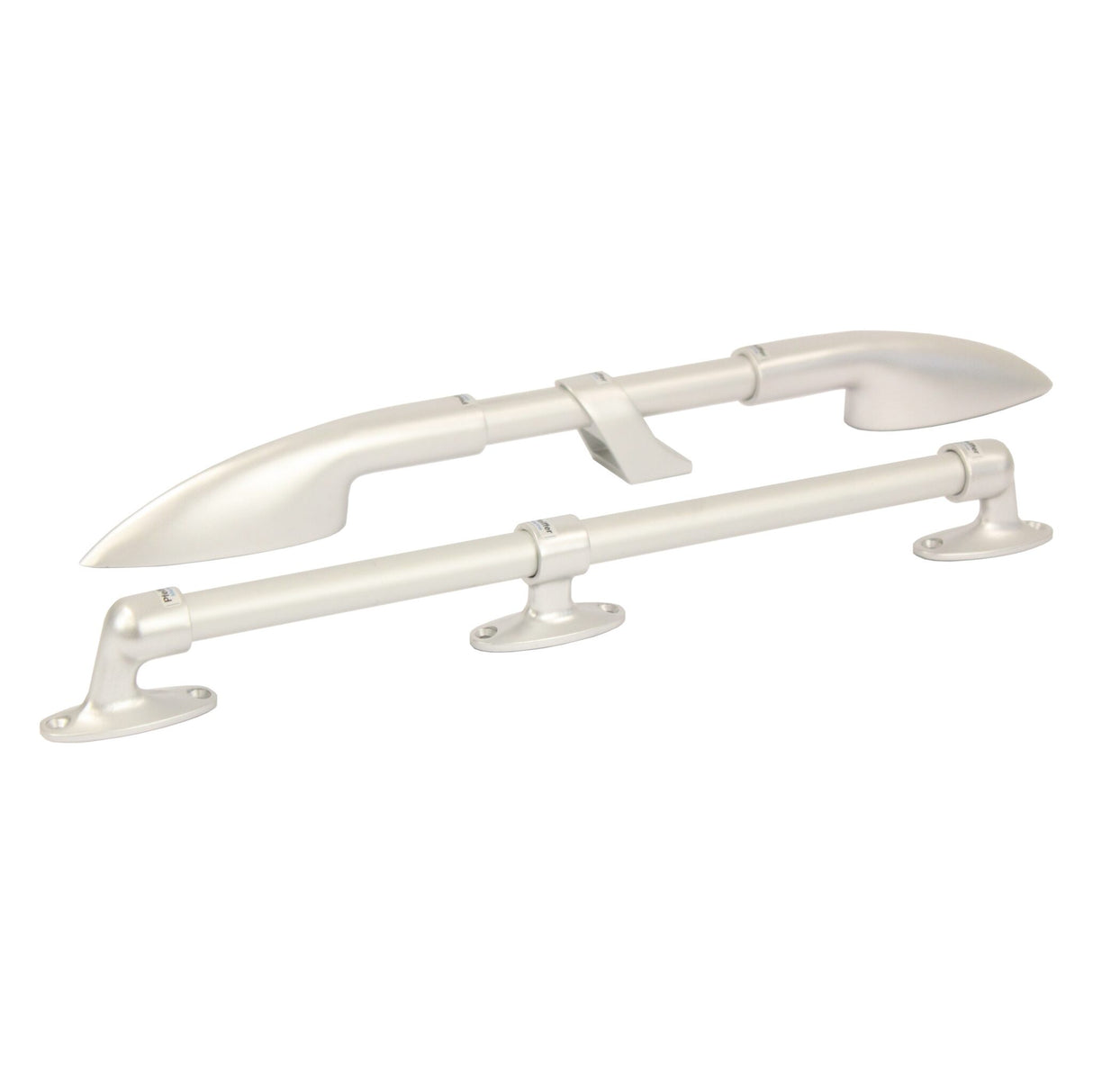 Pfeiffer Marine Handlauf-Mittelstück, eloxiertes Aluminium Geländer-Zubehör, passend für 20 mm Rohre