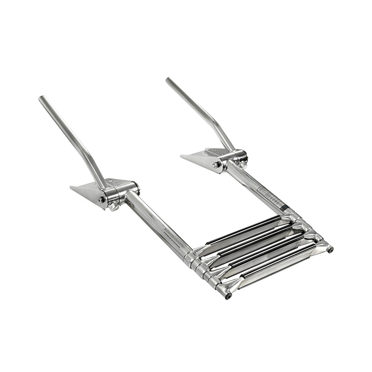 Telescopic bathing ladder with handles, stainless steel tube Ø 19/25/32/38 mm, foldable bathing platform ladder, comfortable handles