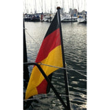 Flaggenstock in Carbonoptik