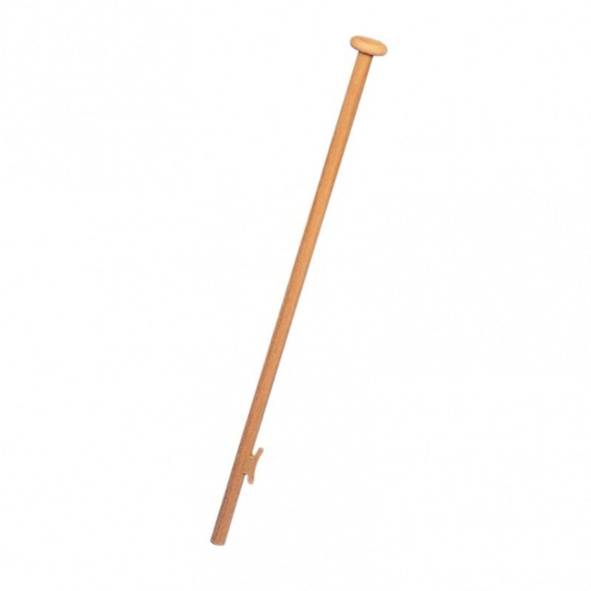 ARC Marine Teakholz-Flaggenstock mit Knopf und Klampe, langlebig und witterungsbeständig - 500 - 1500 mm