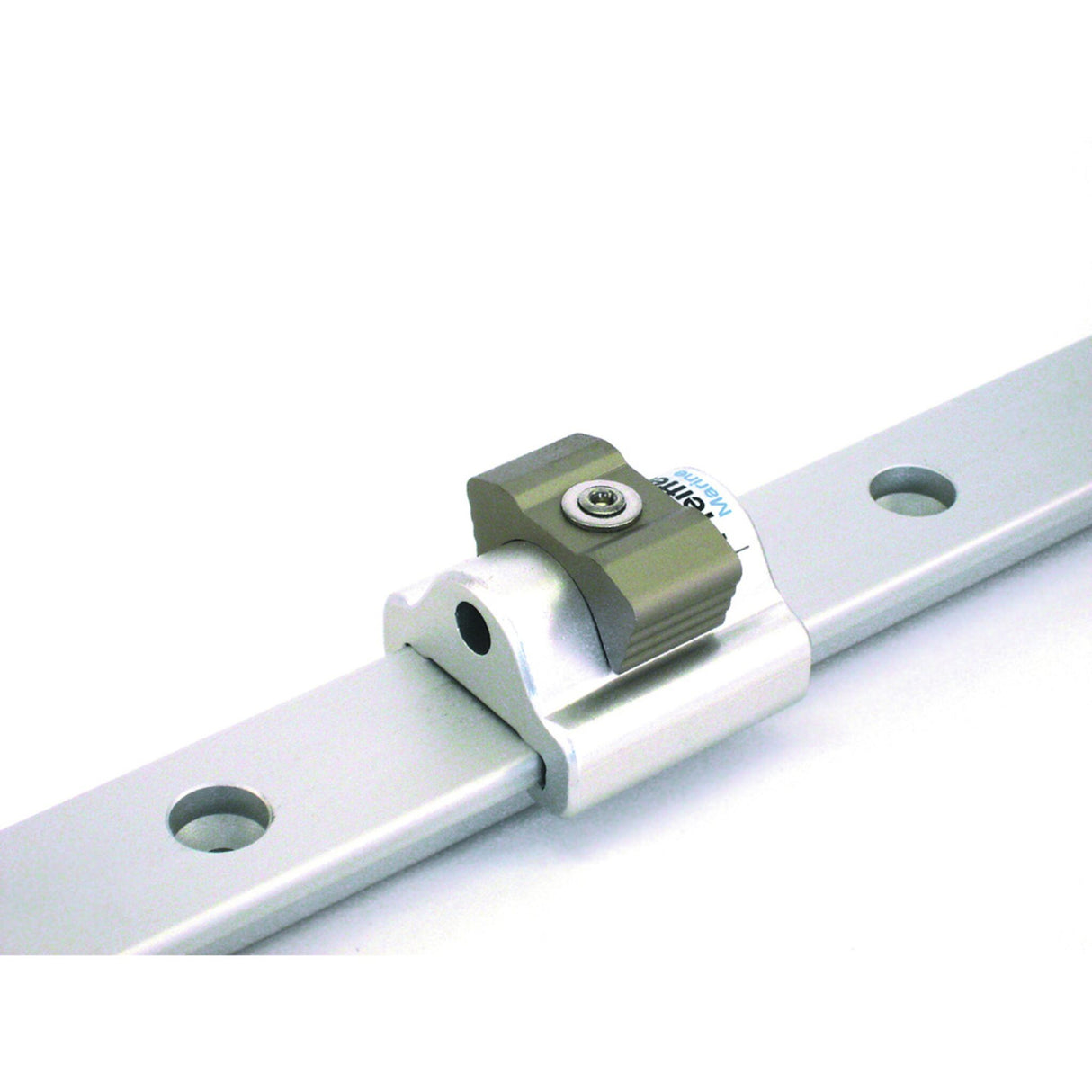 Pfeiffer Marine Genuastopper aus eloxiertem Aluminium, langlebiger Stopper für Genuaschiene - 25x4 mm oder 32x6 mm