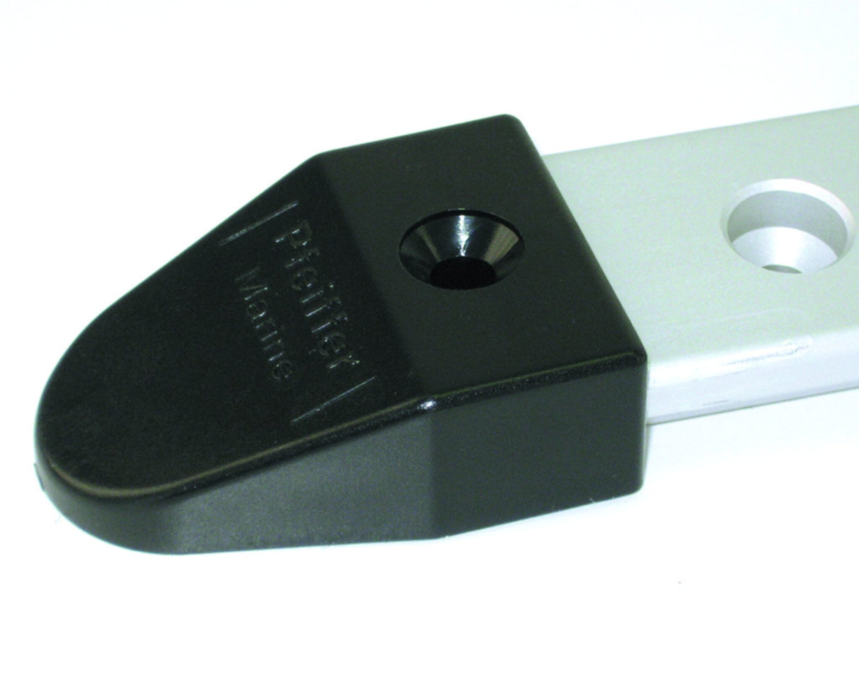 Pfeiffer Endstück für Schiene, 2 Stück, langlebig und vielseitig einsetzbar - 25x4 - 32x6 mm