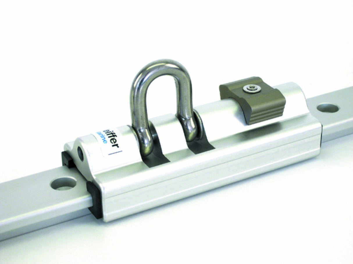Pfeiffer Marine Basisschlitten mit beweglichem Auge, Schäkel, für vielseitige Anwendungen im Marine-Bereich - 25x4 mm oder 32x6 mm