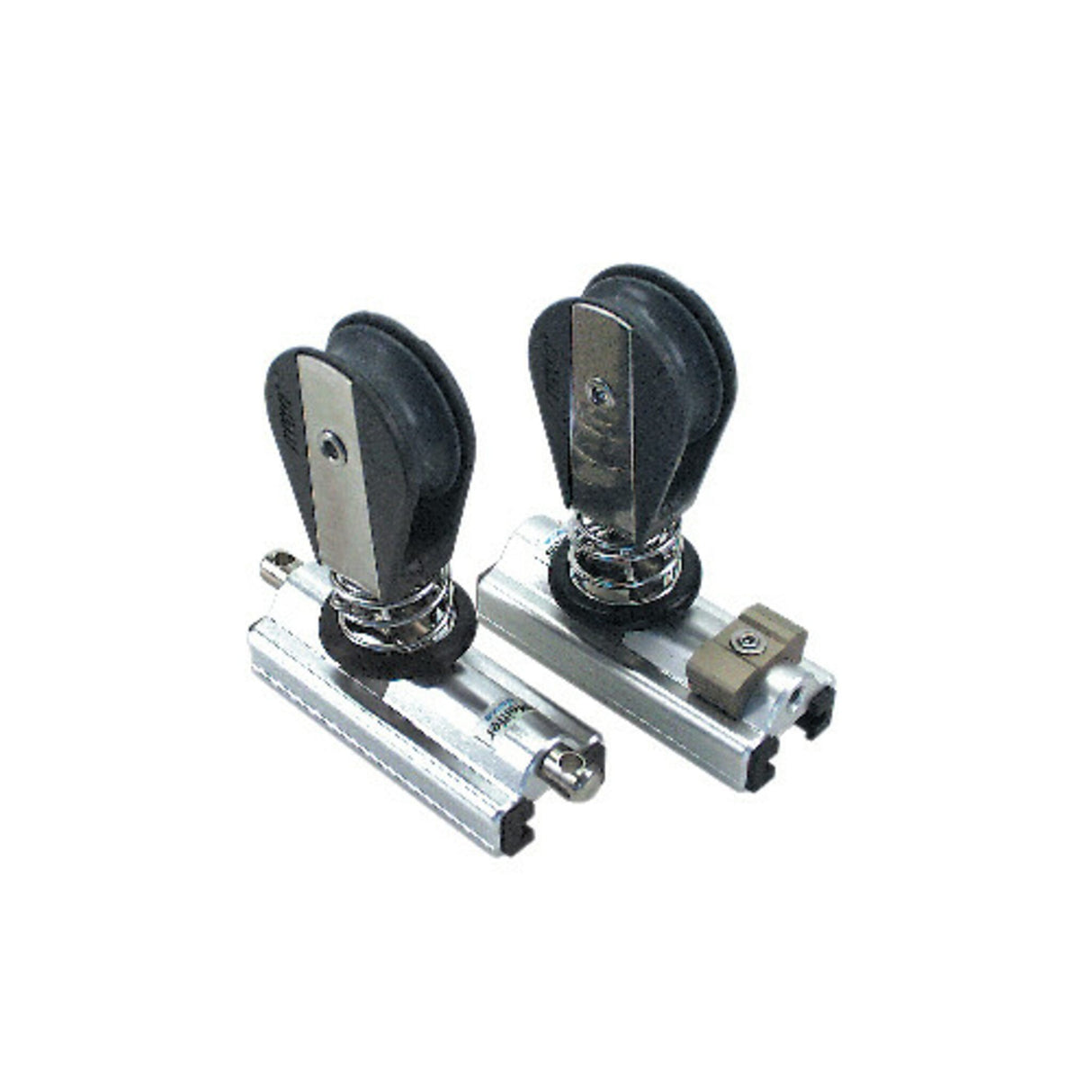 Genua Schlitten mit Block, arretierbar, Schlitten mit Stehblock - 25x4 mm oder 32x6 mm