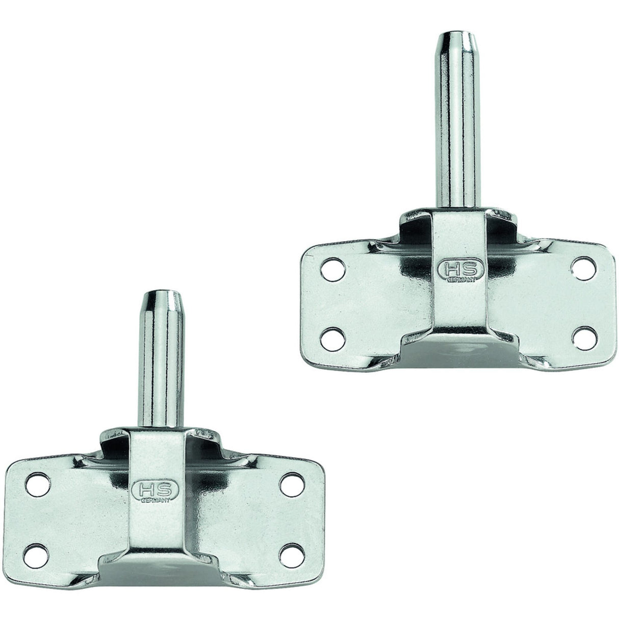 HS Spiegelbeschlag massive Ausführung, Spiegelhalterung, hohe Materialstärke 2 mm - 31.5 - 41.5 mm