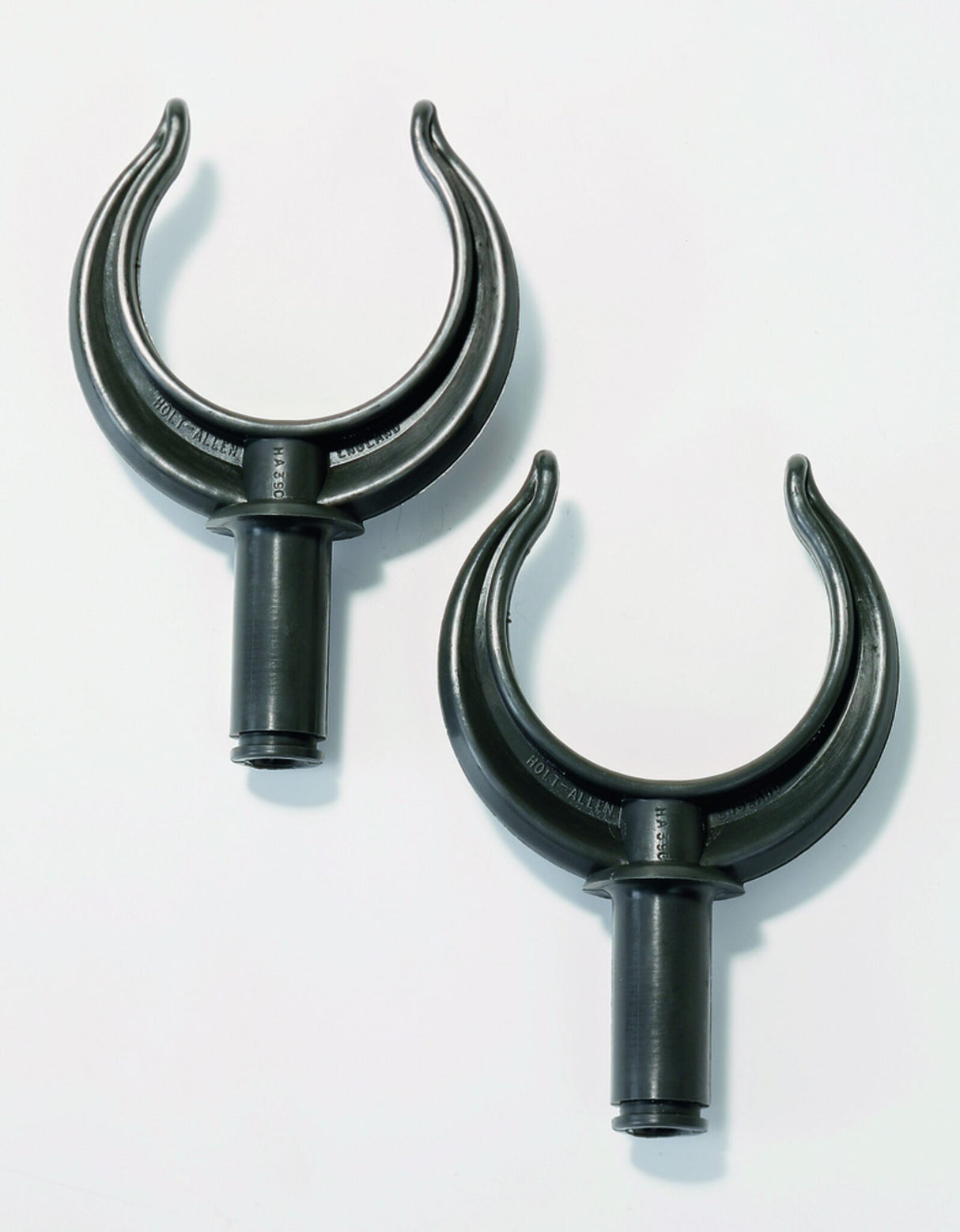 Ruderdolle Nylon Schwarz, Paddelhalter, Innen-Ø 63 mm, Zapfen-Ø 18 mm, Gabelweite 50 mm, 2 Stück