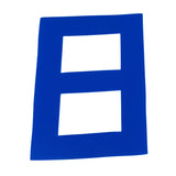 Blaue Digital-Segelnummer - selbstklebende Bootsbeschriftung