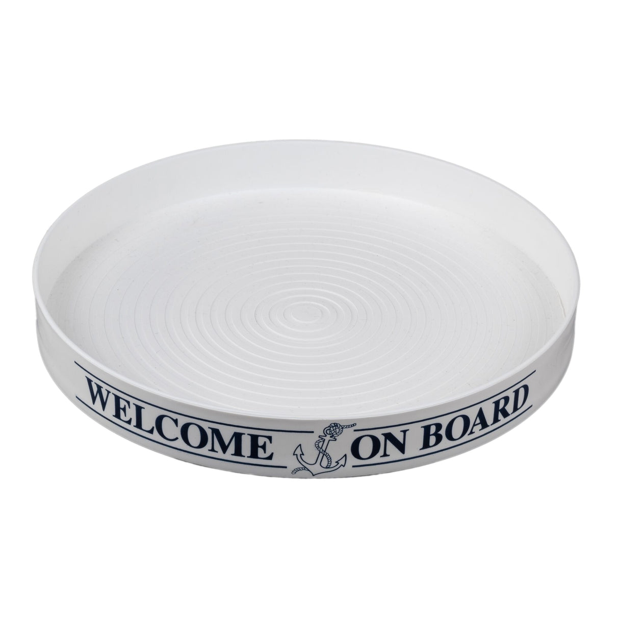 Antirutsch Tablett 'Welcome on Board'