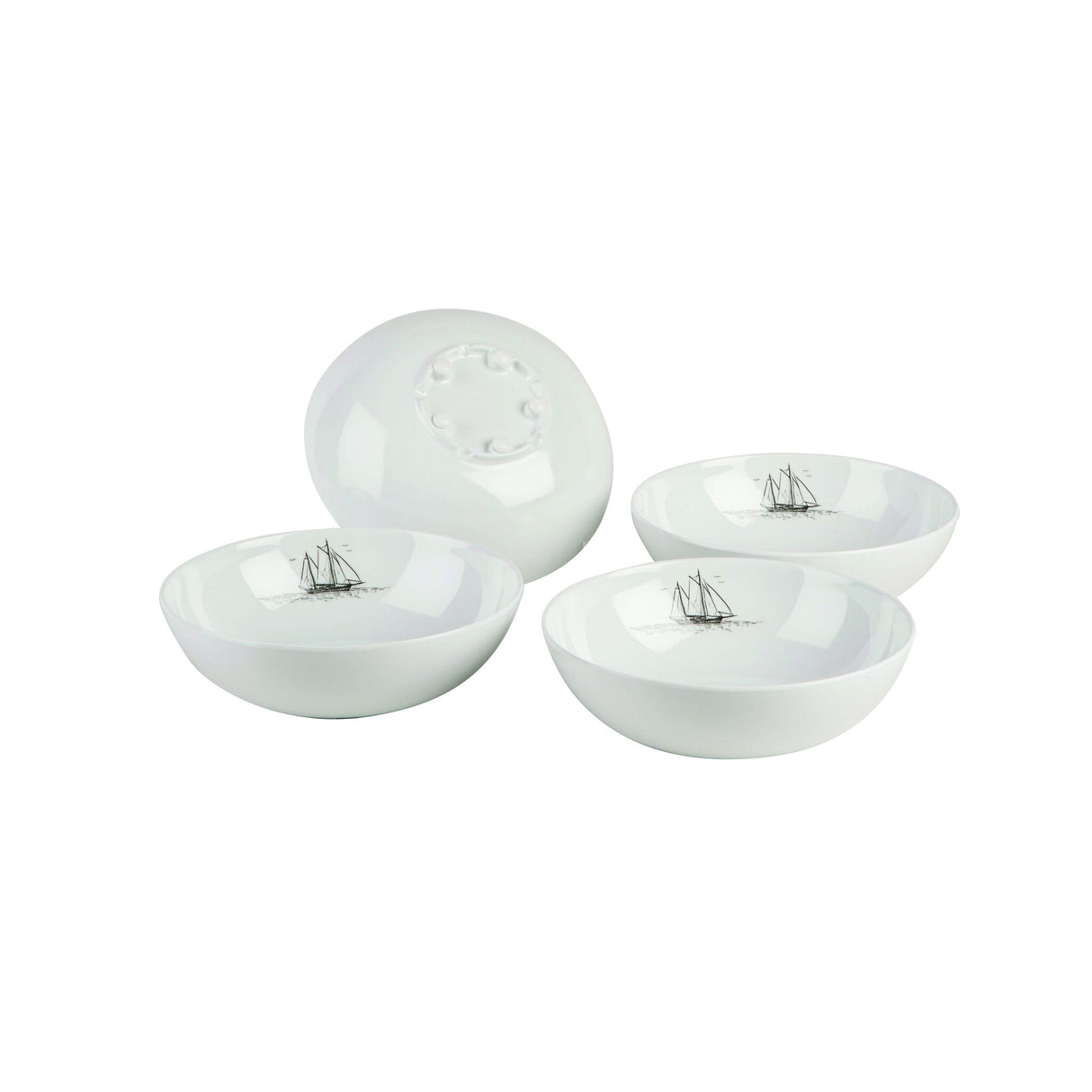 Gimex Schalen-Set CLASSIC LINE SAILS, 4-teilig, rutschfest