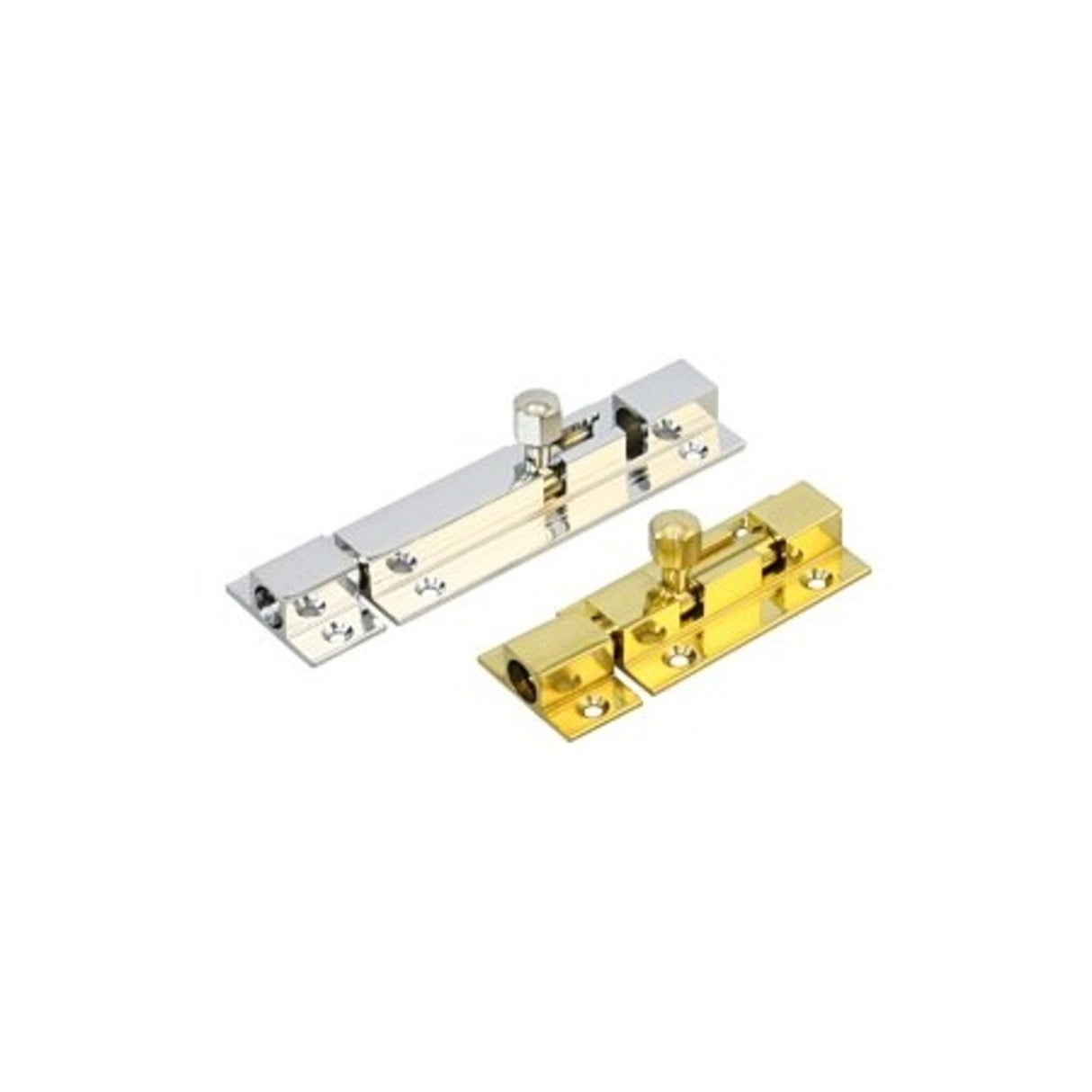 Grendel Grendelriegel Messing 8 mm, Türschlossriegel, hochwertige Verarbeitung - 50 - 100 mm
