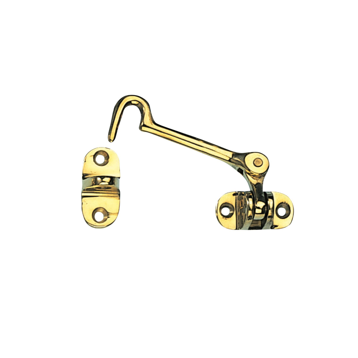 Flexible hinged door hook – ideal for space saving and versatile use – 75 - 100 mm