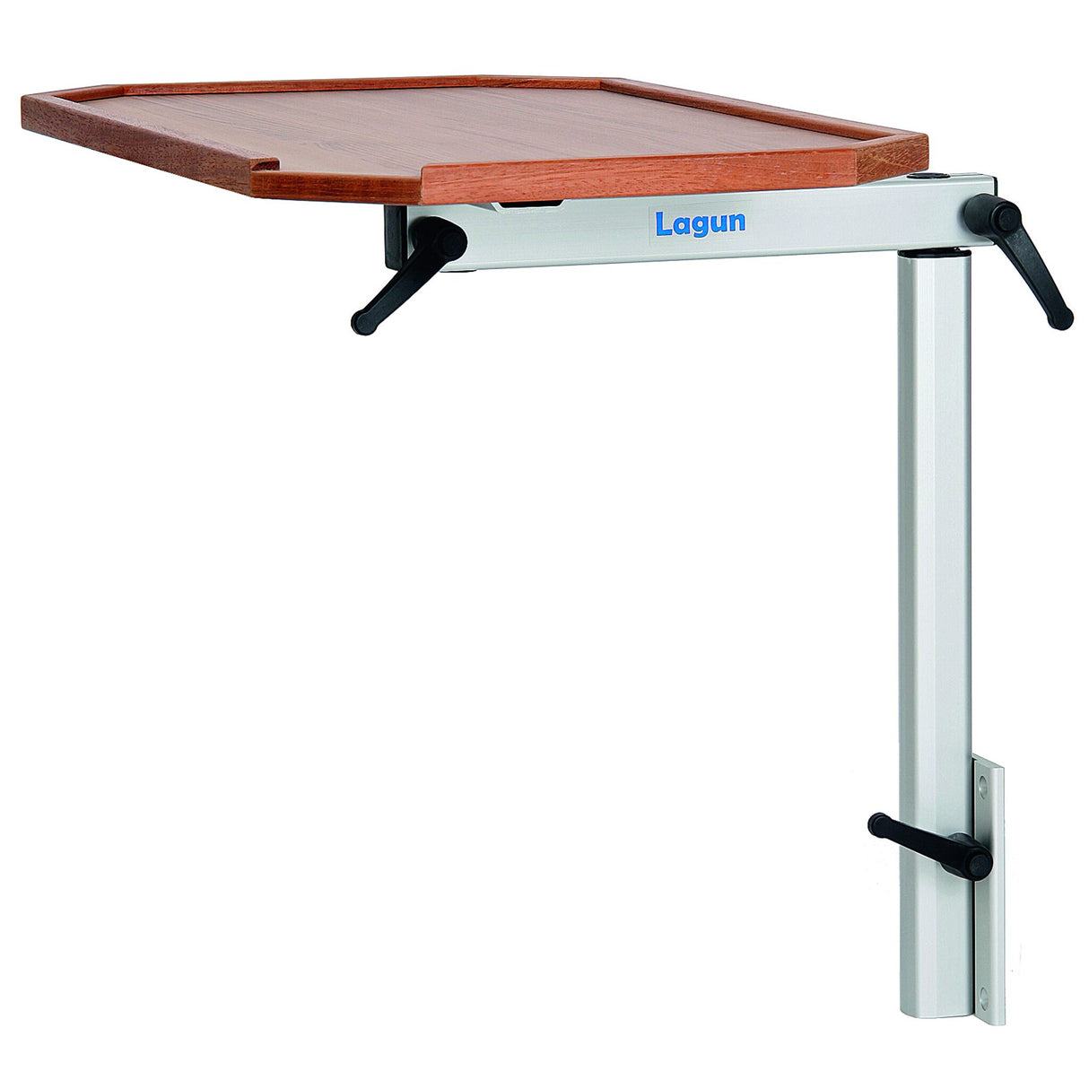 LAGUN Bootstisch RIMINI, kunststoffbeschichtet, höhenverstellbar und schwenkbar - 70 x 42 - 85 x 50 cm