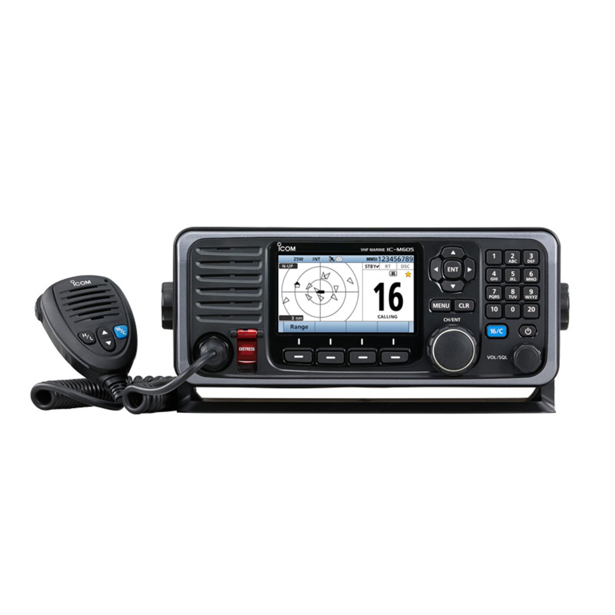 ICOM Marinefunkgerät AIS- und GNSS-Empfänger, Seefunkgerät, IPX8 wasserdicht und NMEA2000/0183 kompatibel