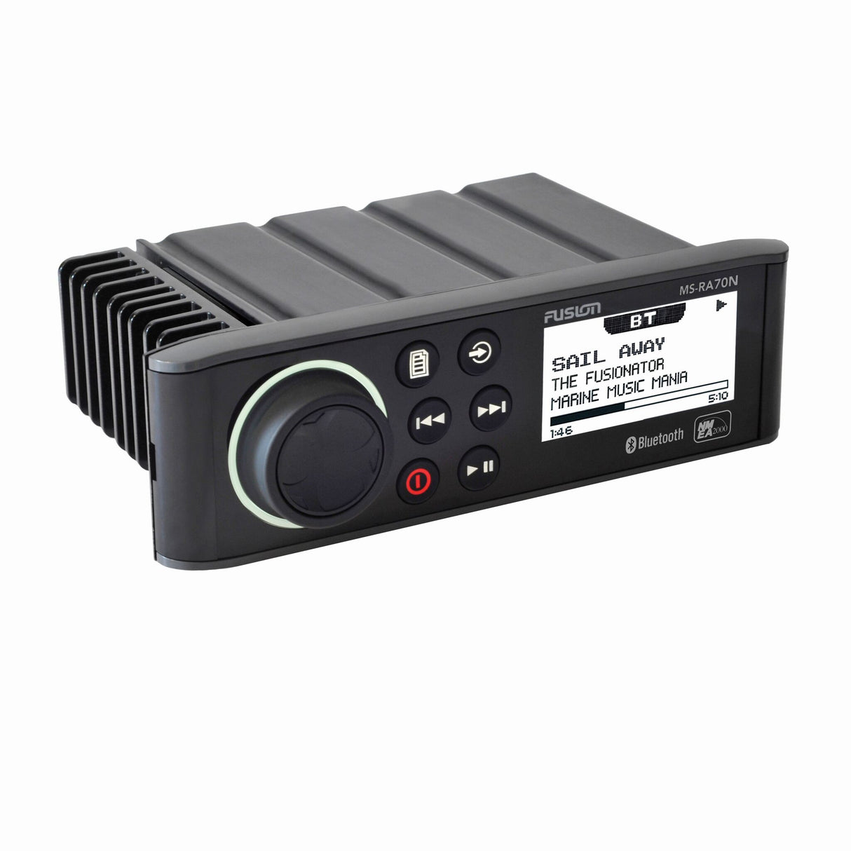 FUSION Marine Radio MS-RA70/MS-RA70N | Waterproof Marine Entertainment System with Bluetooth, Powerful Sound, and USB Port - (Optional with USB Port)