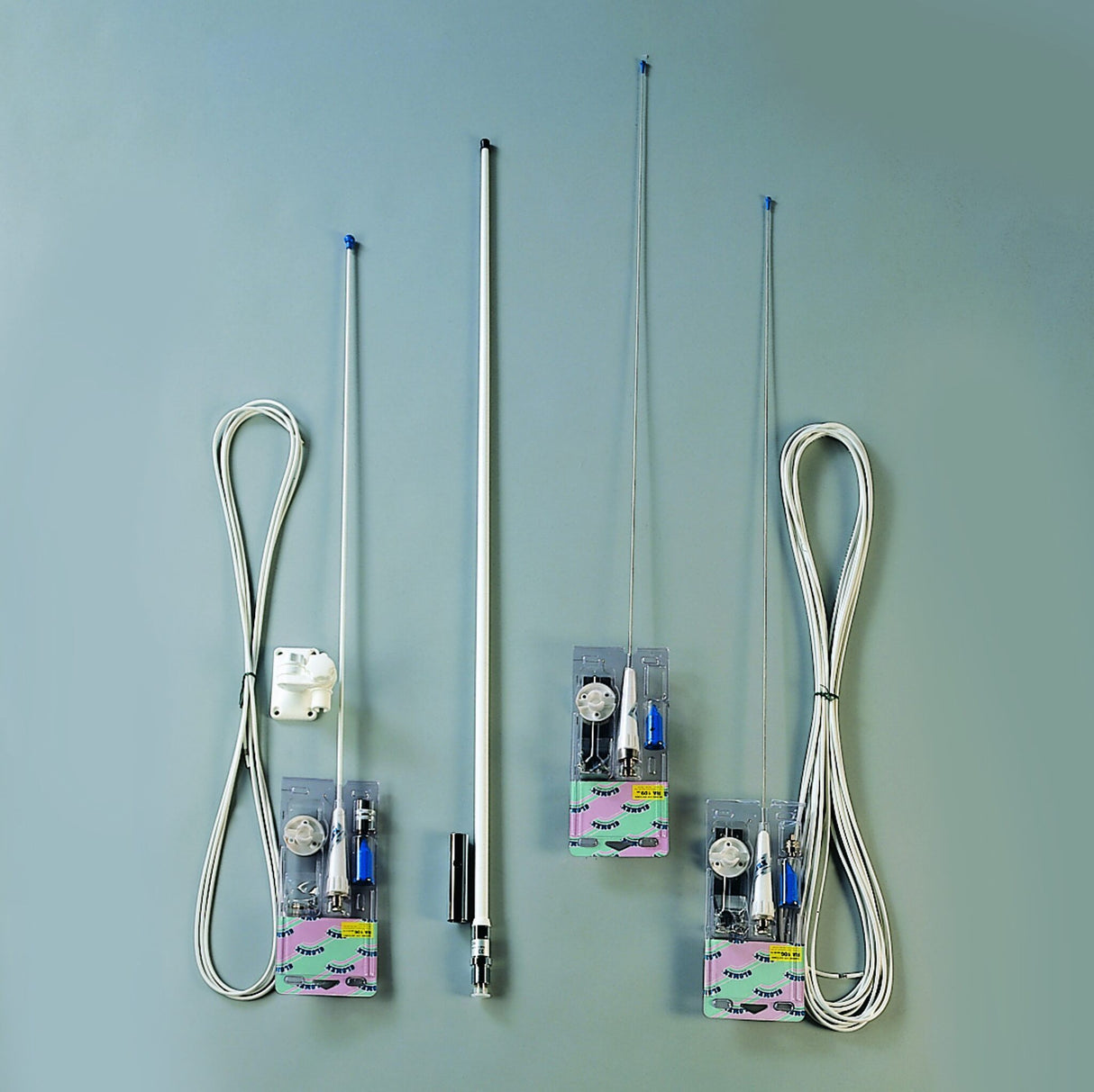 Glomex UKW-Seefunkantenne Edelstahl 1 m, Funkmastantenne, 3 dB Gewinn