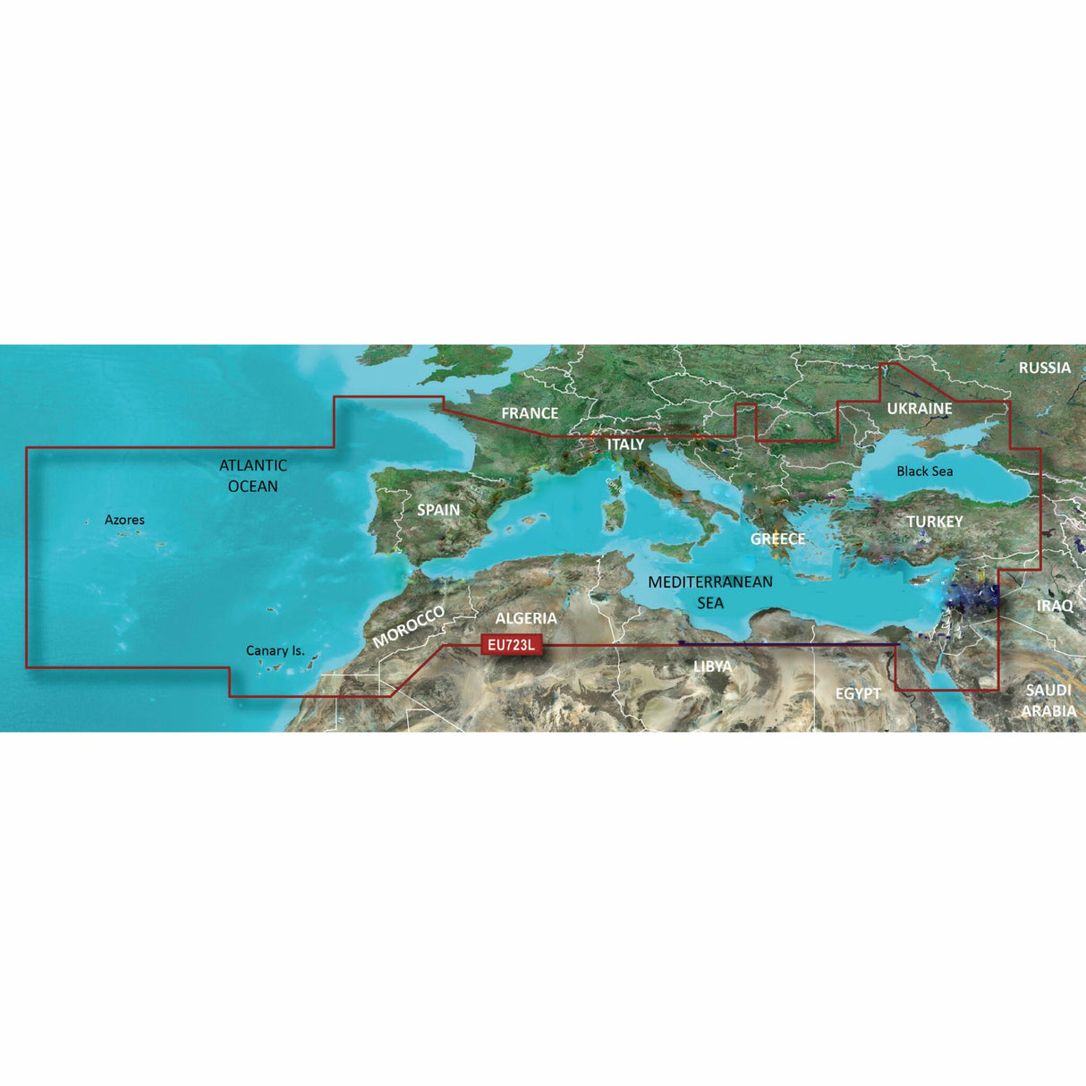 GARMIN G3 VISION LARGE VEU723L - Südeuropa