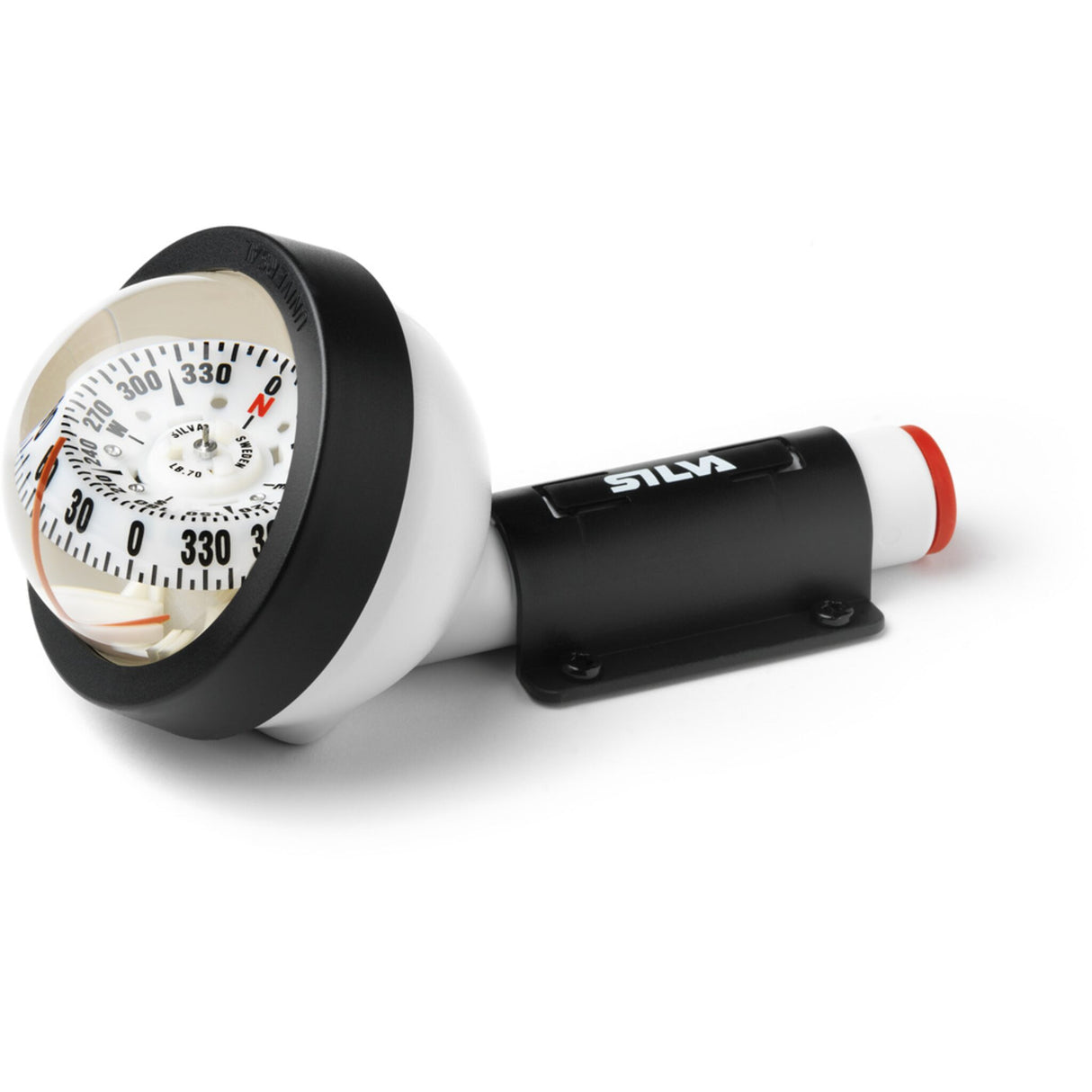 SILVA Kompass schwimmfähig 70 mm, Navigationsinstrument, integrierte Beleuchtung für Nachtfahrten