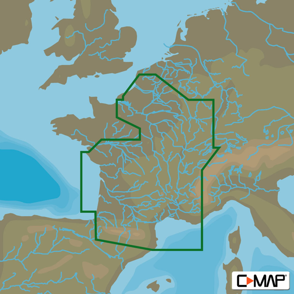 C-MAP MAX-N+ EW-Y065 France Coastal and Inland
