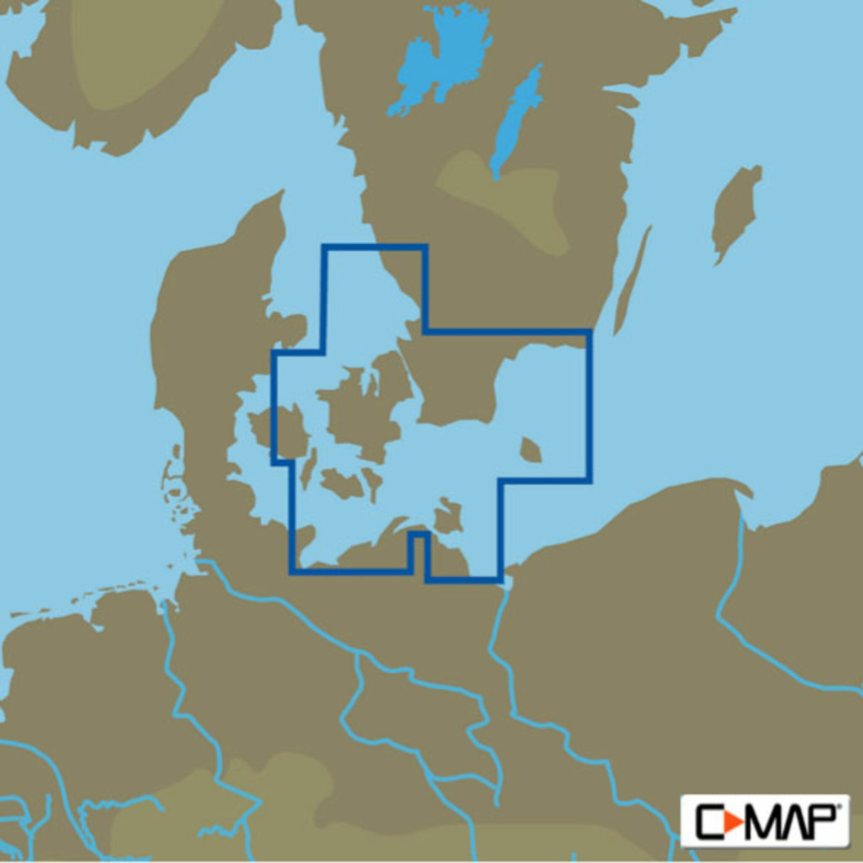 C-MAP MAX D EN-D331 Varberg to Lubeck