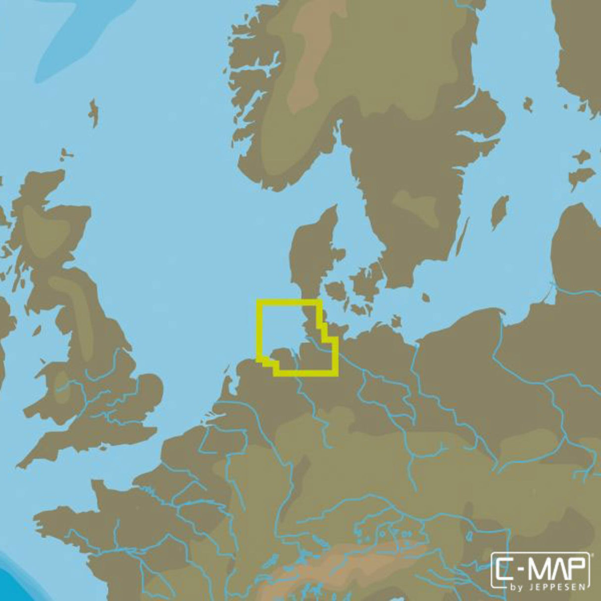 C-MAP MAX N EN-N334 Eemshaven to Sylt