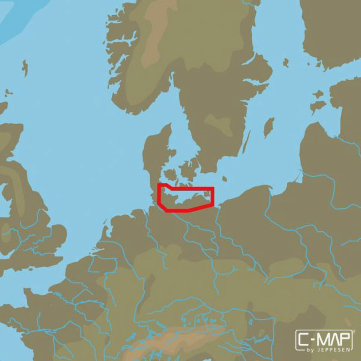 C-MAP MAX 4D EN-D335 Flensburg to Swinoujscie