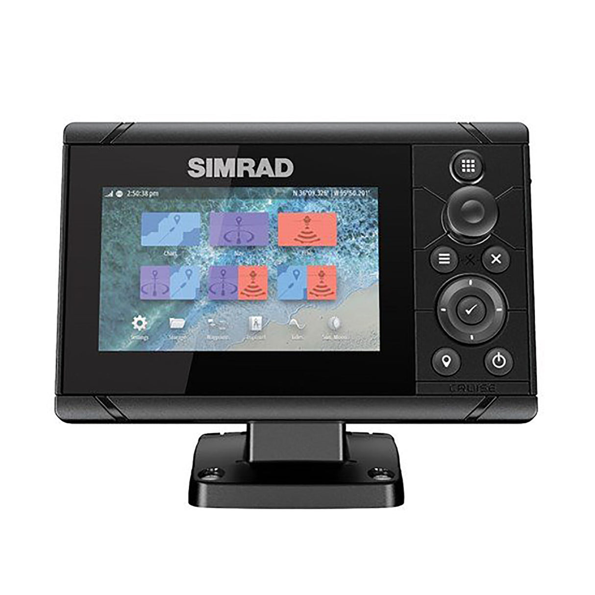 Simrad Kartenplotter Cruise 5 mit Basiskarte und 83/200-Schwinger