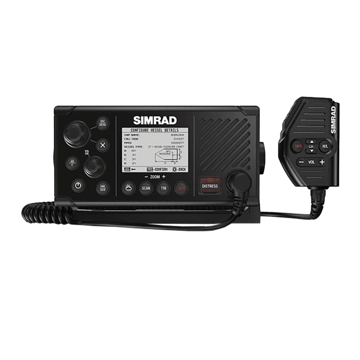 Simrad UKW-Funkanlage integriertes GPS und AIS-Transceiver, Schiffskommunikationssystem, DSC-Zulassung Klasse D
