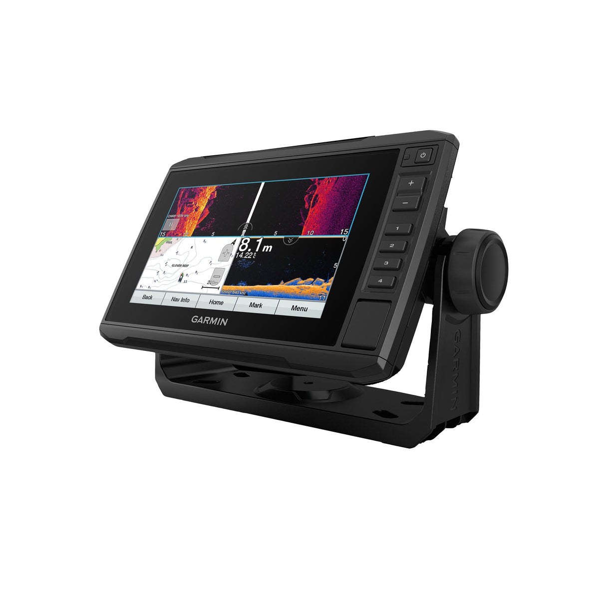 Kartenplotter mit Echolot ECHOMAP 72sv mit GT56-TM Geber