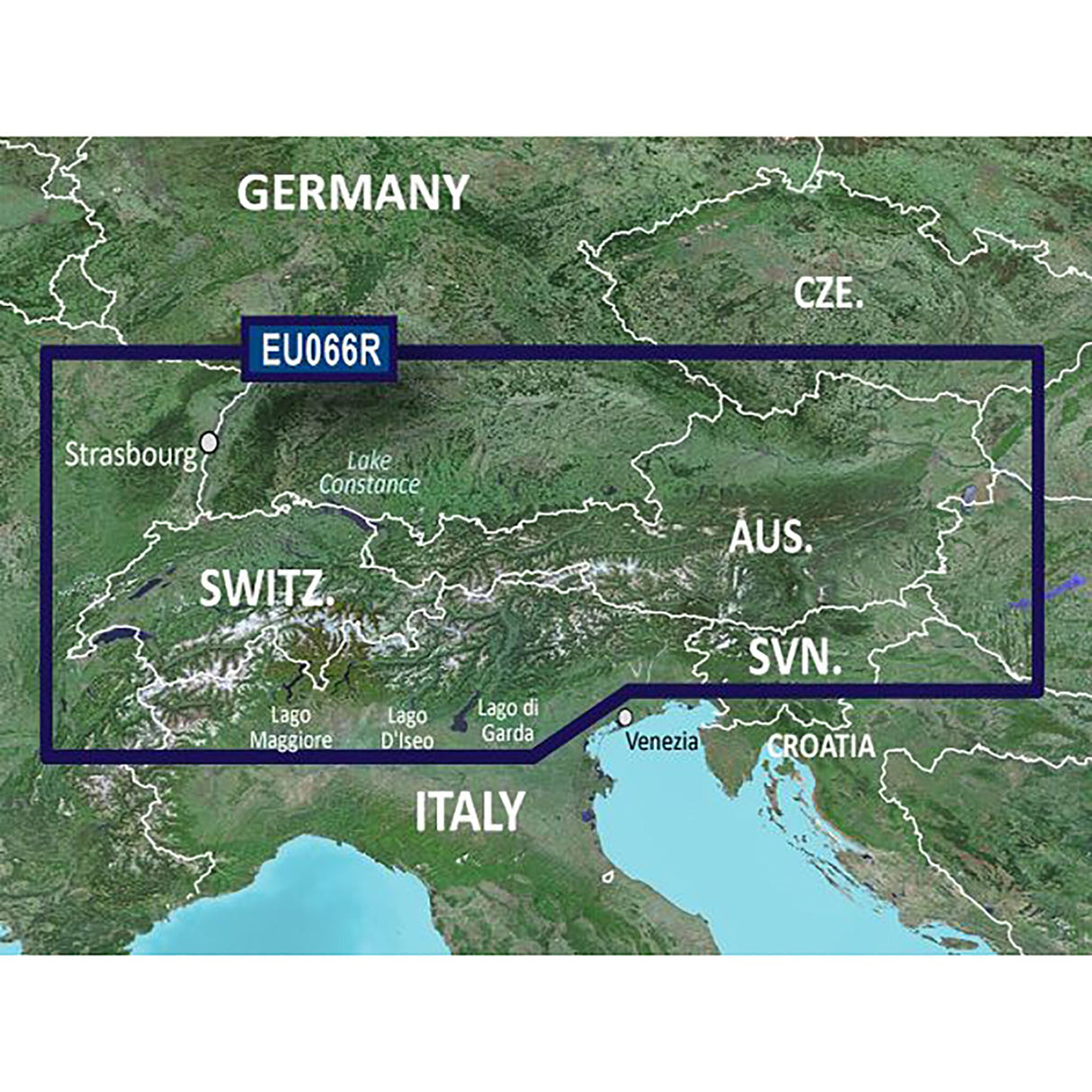 GARMIN BlueChart® g3-VISION REGULAR Seekarten Alpenseen | VEU066R