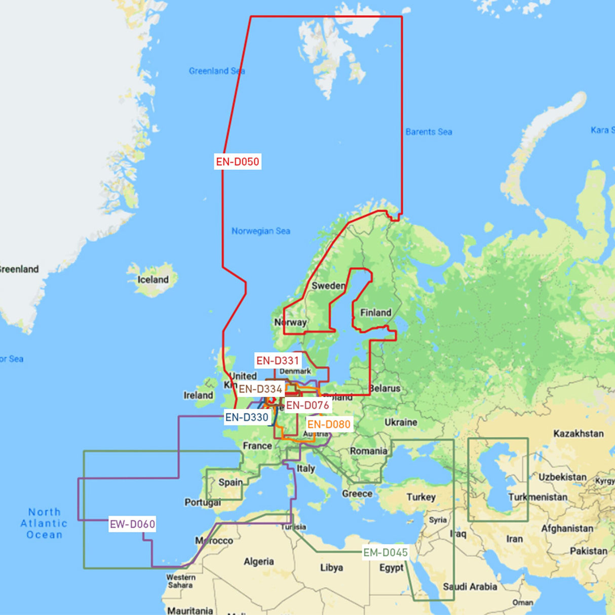 C-MAP Max-4D elektronische Navigationskarte, 2D/3D Kartenansicht mit Hochauflösenden Satellitenbildern, perfekt für Bootsfahrer, Segler und Angler - Südwestliche europäische Küsten, Belgien Inland und Rhein, Nord- und Zentraleuropa