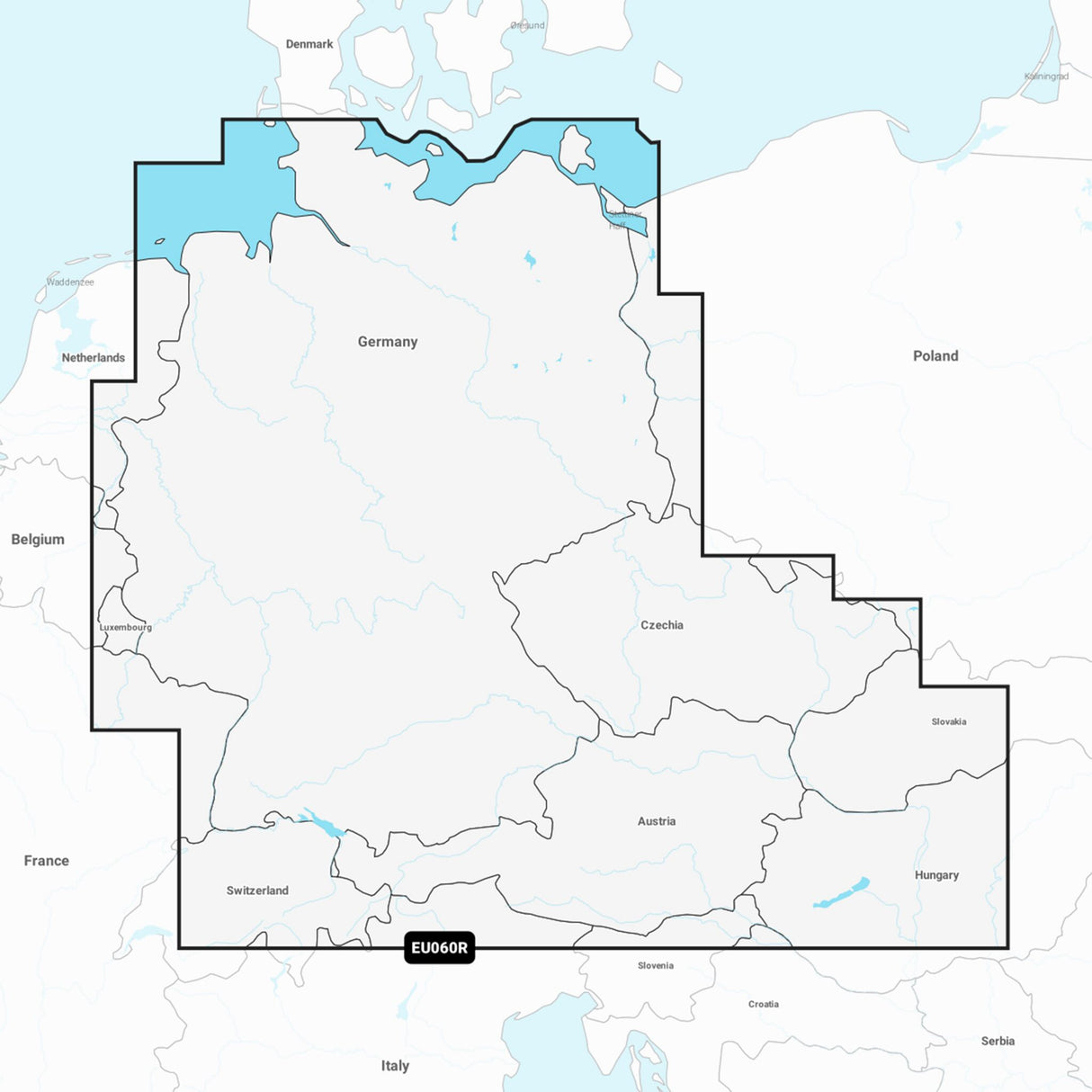 Navionics (Vision)+ Seekarten - Mitteleuropa