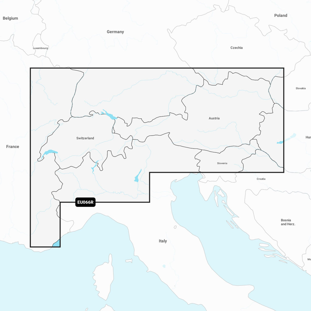 Navionics (Vision)+ Seekarten - Mitteleuropa