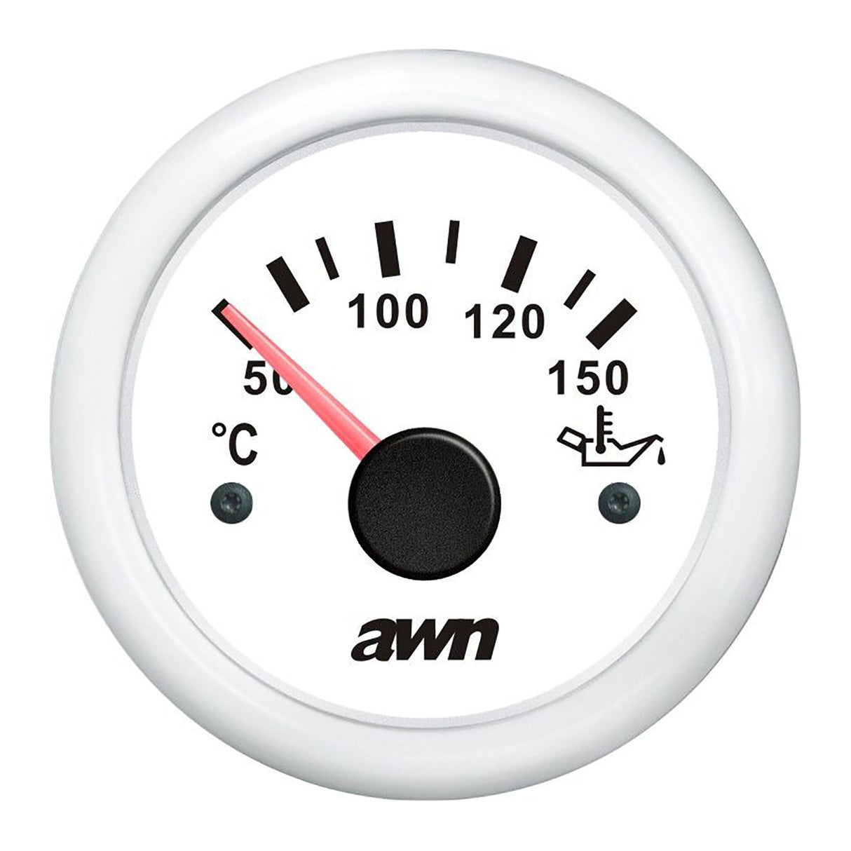 OceanTEC Öltemperatur-Anzeige 50°-150 °C, Temperaturanzeige, präzise Messung - weiß oder schwarz