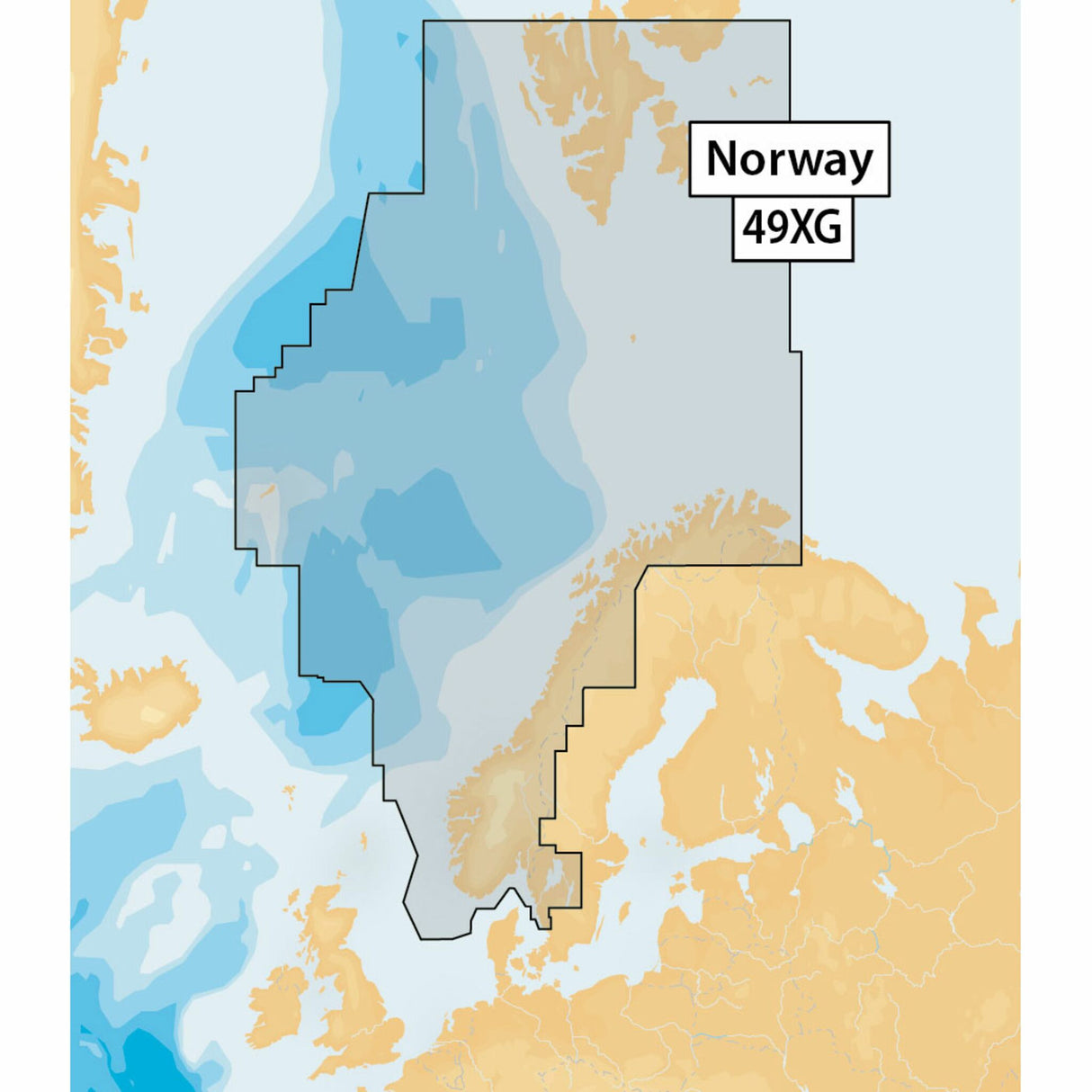 Navionics+ 49XG CF Norwegen