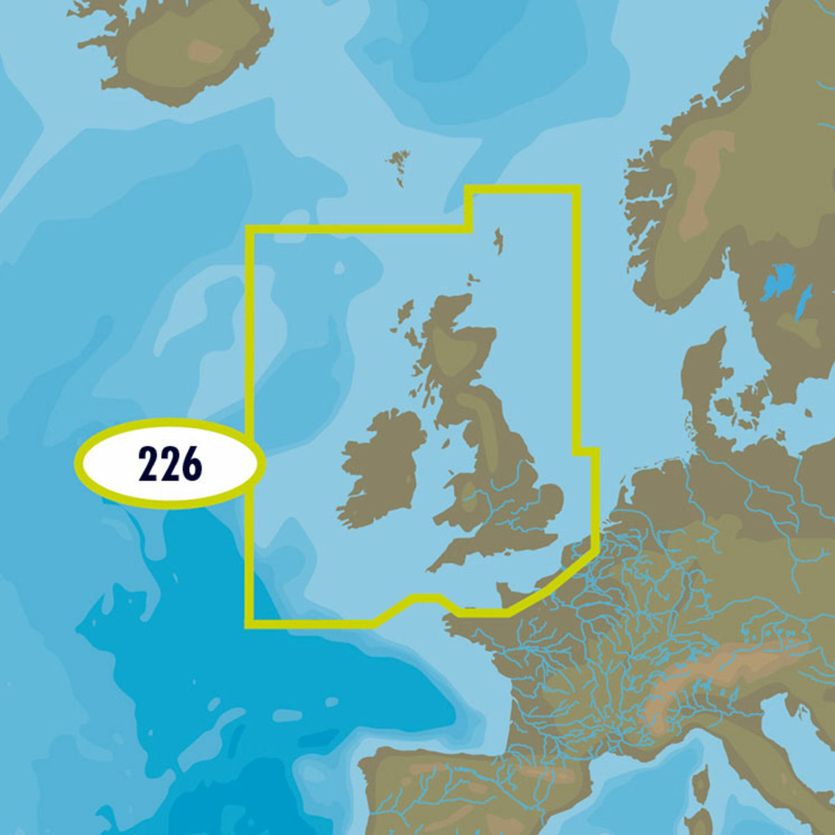 C-MAP MAX-N+ EW-Y226 UK, Ireland and the Channel