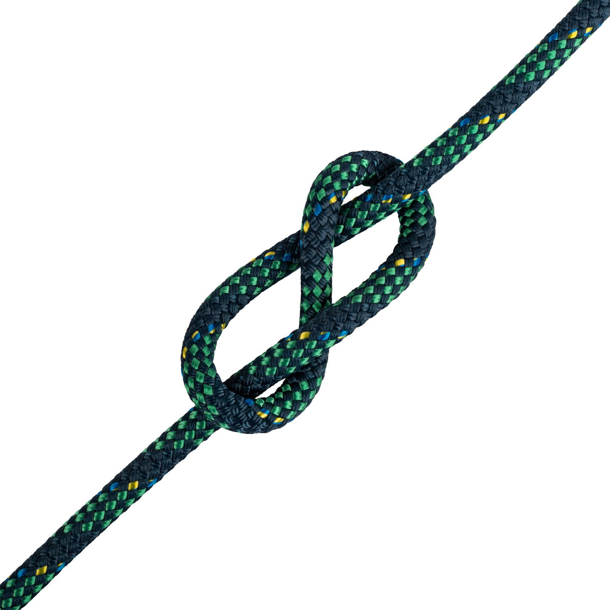 LIROS Tauwerk Regatta 2000, 1 Meter, hochwertiges Dyneema® SK7, für Fall- und Schotenanwendungen - 3 - 10 mm, rot, blau, gelb, grün