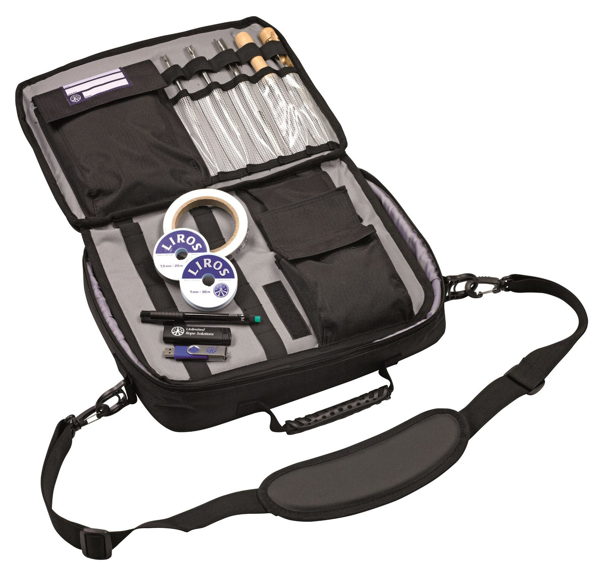 LIROS Spleißtasche hochwertig, Splicing Bag, inklusive Spleißwerkzeug und Anleitung