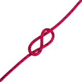 LIROS Magic Edge Performanceleine, Dyneema-Seil, dehnungsarm und scheuerfest für Jollen und kleine Kielboote, Meterware - 3 - 6 mm schwarz-rot, schwarz-blau, schwarz-silber, schwarz-pink, schwarz-gelb