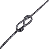 LIROS Magic Edge Performanceleine, Dyneema-Seil, dehnungsarm und scheuerfest für Jollen und kleine Kielboote, Meterware - 3 - 6 mm schwarz-rot, schwarz-blau, schwarz-silber, schwarz-pink, schwarz-gelb