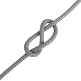 LIROS Dyneemaleine 1 Meter hoch belastbar, langlebige Seilqualität, optimal für Winschentauglichkeit - 6 - 10 mm, rot, weiß, silber, marine, schwarz